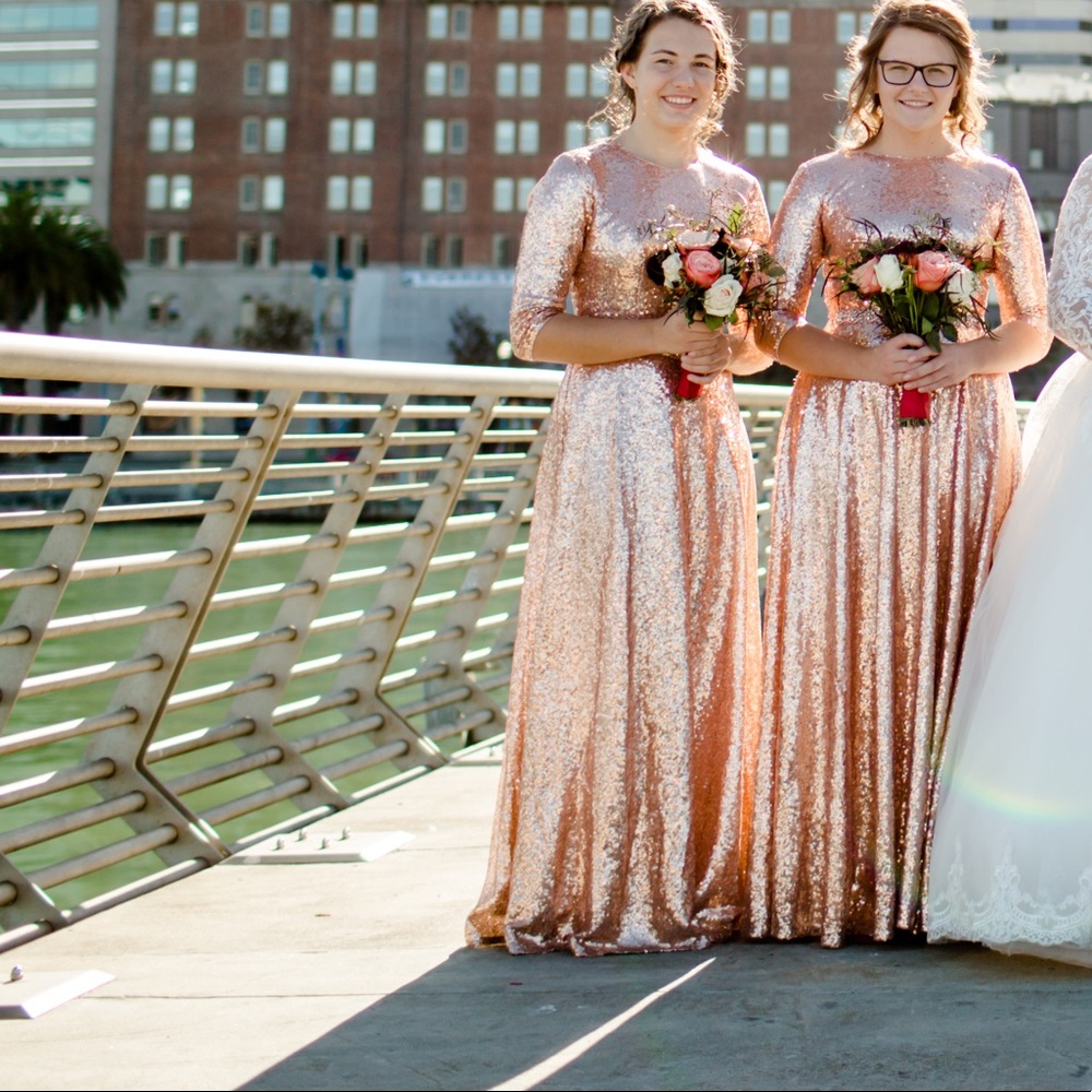 Maxi sequin dress